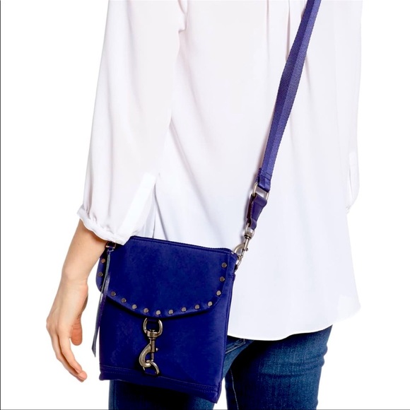 Rebecca Minkoff Nylon Flap Crossbody Bag Purse - Picture 2 of 9